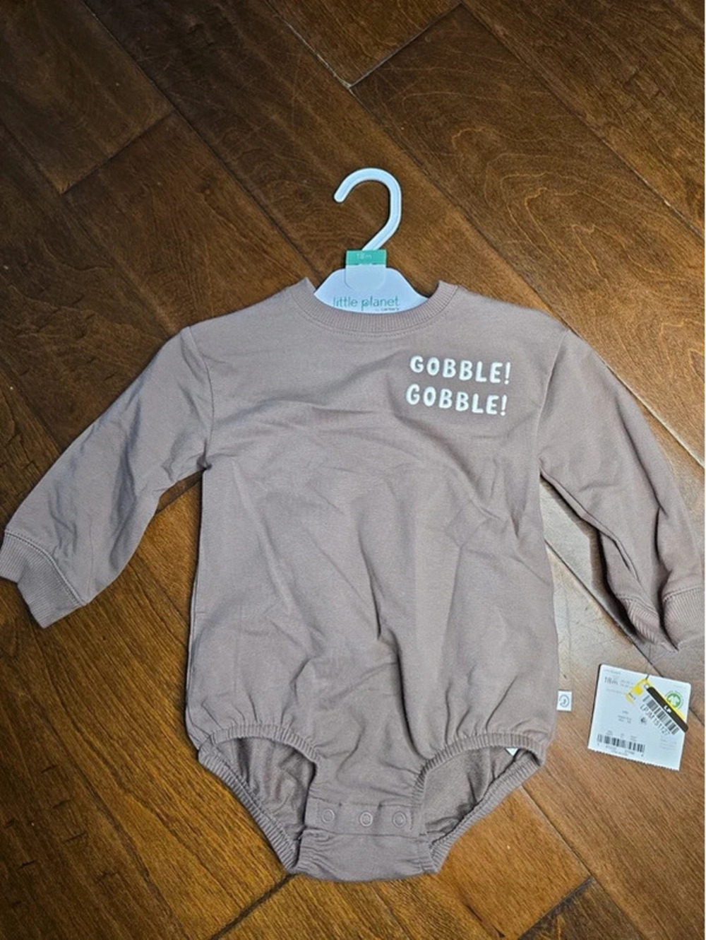 18m brand new little planet by carter's thanksgiving romper. Item 483G6